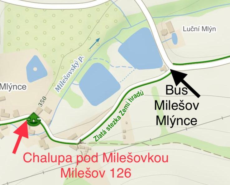 Pokoje V Chalupe Pod Milesovkou Velemin Екстер'єр фото
